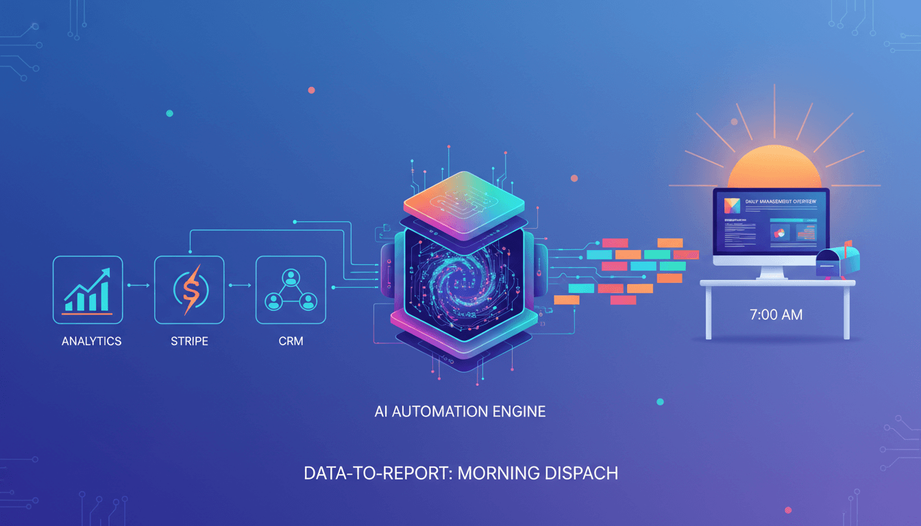 Automate Your Morning: Daily KPI Report Generator for Analytics, Stripe & CRM