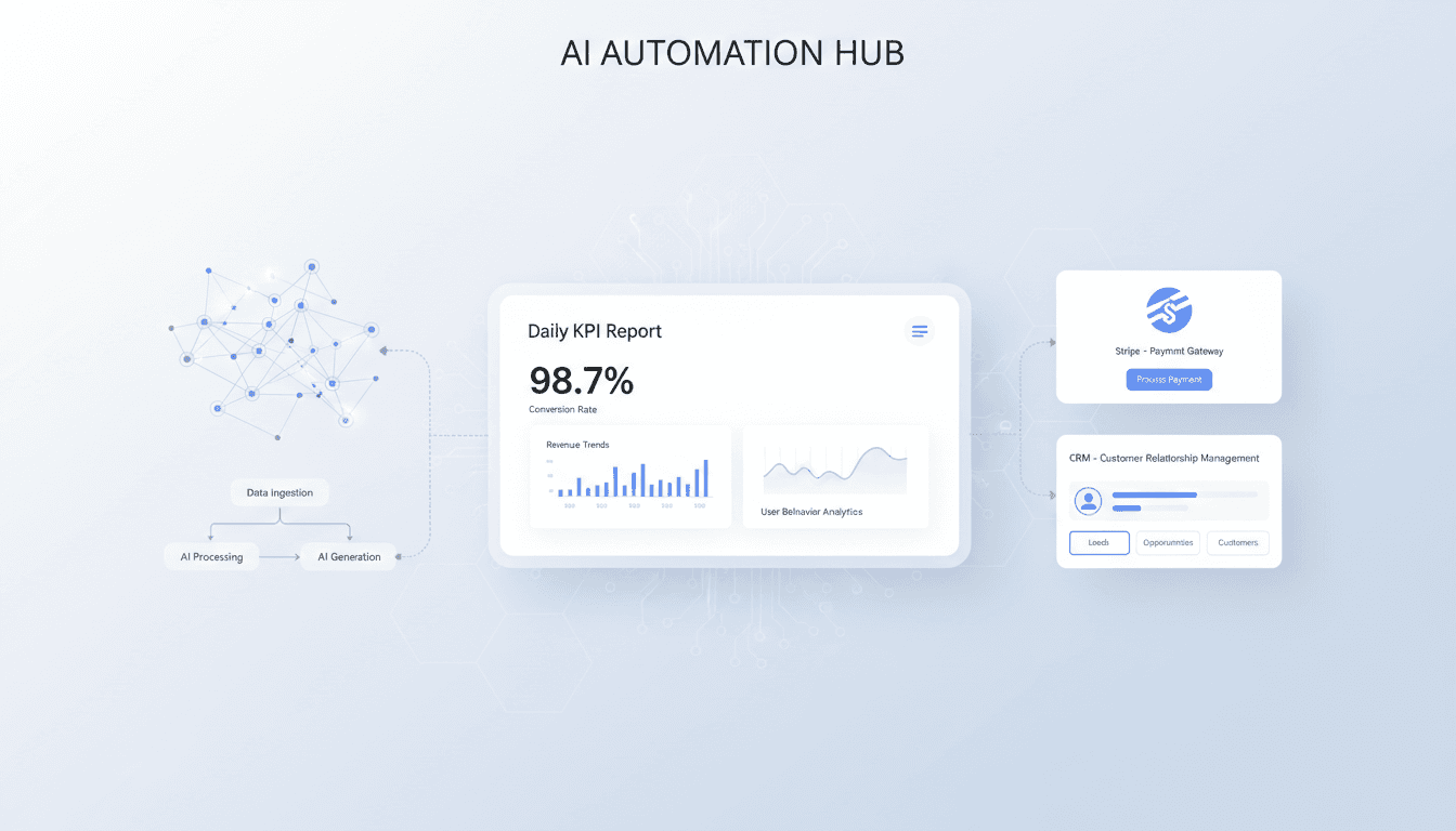 Automate Your Morning: Daily KPI Report Generator for Analytics, Stripe & CRM